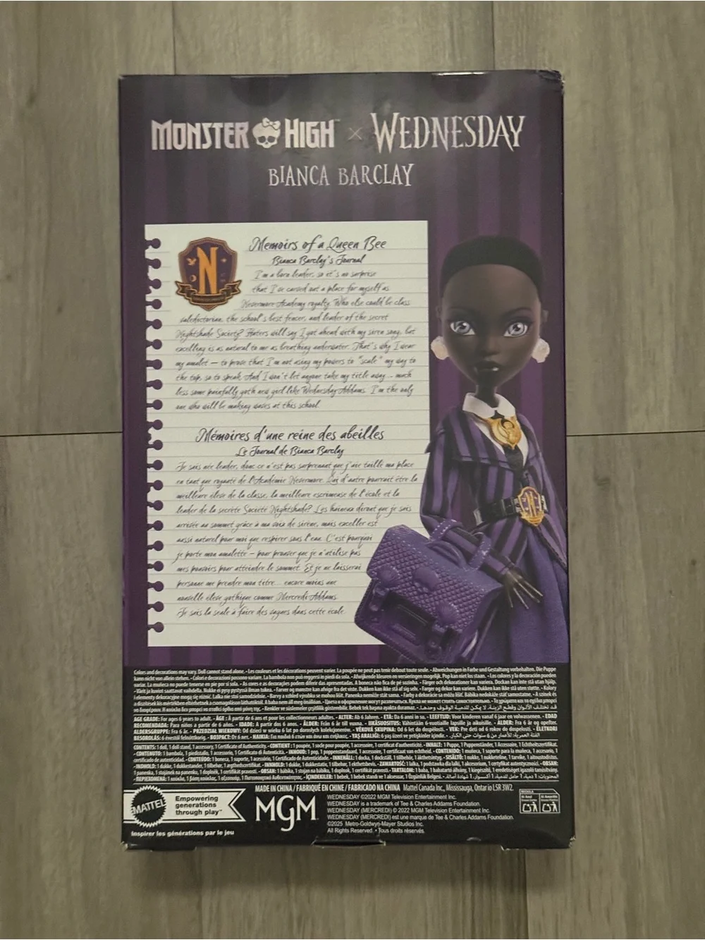 Monster High x Wednesday Bianca Barclay Doll